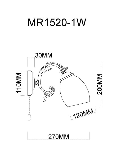 Бра Biene MR1520-1W MyFar