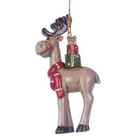 Фигурка декоративная подвесная "Олень",  L5,5 W2,5 H11 см, 2в.
