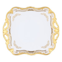 Блюдо квадратное 30см."Симфония золотая"