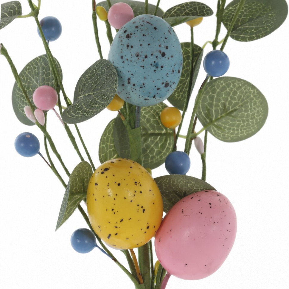 Ветка искусственная "Пасхальная", L18 W10 H44 см