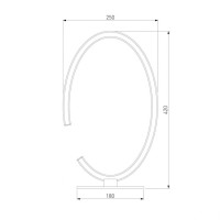 Настольная лампа Eurosvet 80414/1 сатин-никель