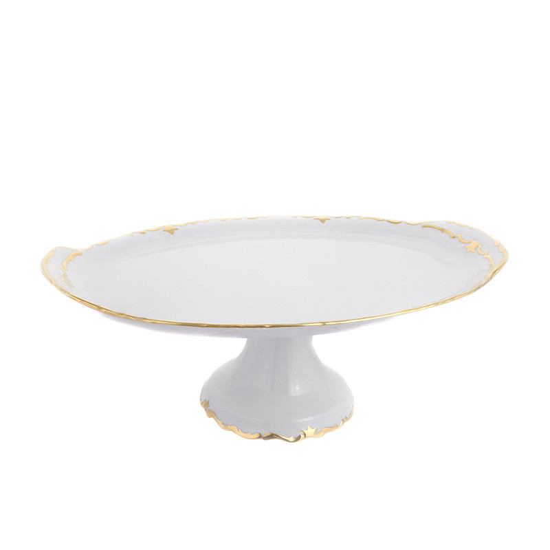 Блюдо овальное н/н 38см."Декор 6172"