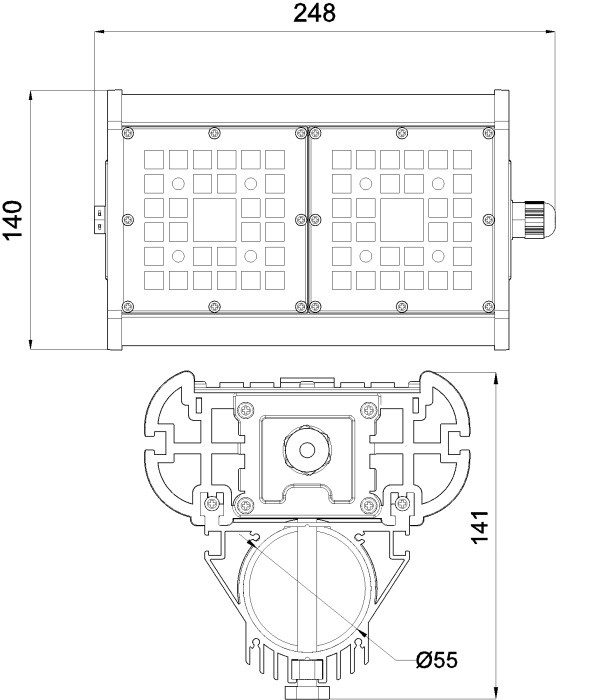 Уличный консольный светильник Галеон 21 CB-C0328040 Светон