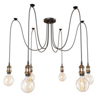 Подвесная люстра Loft IT Spider Loft1162A/6 Подвесная люстра Loft IT Spider Loft1162A/6