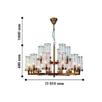 Подвесная люстра Assembly 2060-18P Favourite