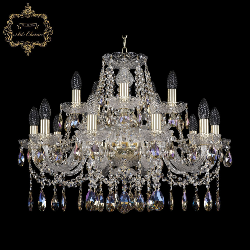 Подвесная люстра 11.12 11.12.10+5.240.Gd.Sp.K801 Art Classic