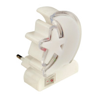 Ночник  DTL-301-Месяц со звездочкой/RGB/4LED/0,5W Uniel