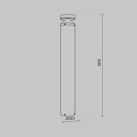 Наземный фонарь Olten O591FL-L12GF3K1 Maytoni