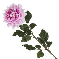 Цветок искусственный с каплями росы "Астра", L16 W16 H91 см