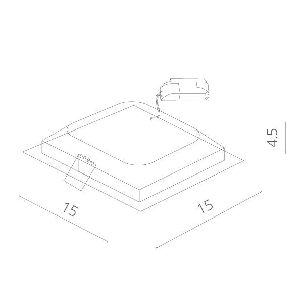 Точечный светильник Riflessione A7412PL-1WH Arte Lamp