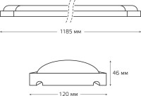 Настенно-потолочный светильник 844611336 Gauss Настенно-потолочный светильник 844611336 Gauss