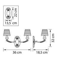 Бра Osgona Ramo 690622 Бра Osgona Ramo 690622