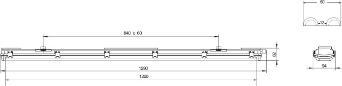 Настенно-потолочный светильник  SPP-101-0-002-120 ЭРА