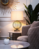 Настольная лампа золотая Настольная лампа золотая