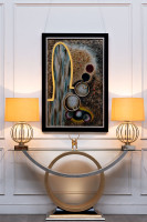 Настольная лампа золотая Настольная лампа золотая