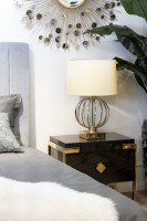 Настольная лампа золотая Настольная лампа золотая