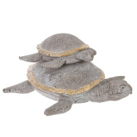 Фигурка декоративная "Черепахи", L19 W17 H9,5 см