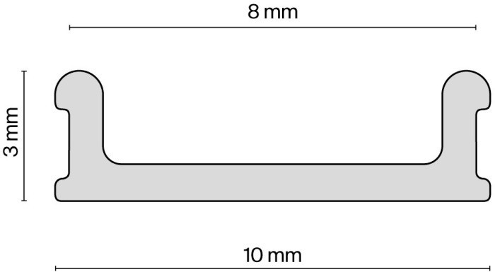 Заглушка Заглушки и крепления для профиля ALM012-SC-B Maytoni