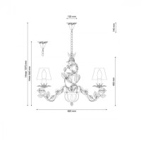 Подвесная люстра Fiori Di Rose Fiori di rose 107.6 Lucia Tucci