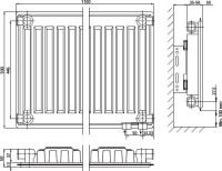 Радиатор стальной Elsen ERV 110511 тип 11
