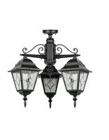 Потолочный светильник уличный QUADRO M lead GLASS 79970MAlgW/3 Bl Oasis Light