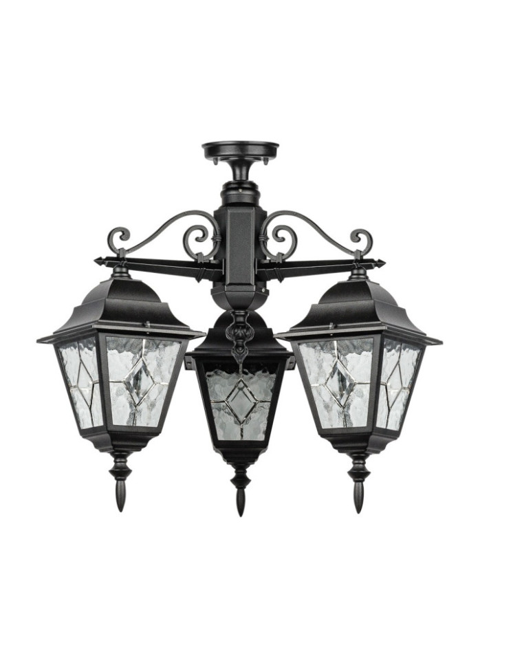 Потолочный светильник уличный QUADRO M lead GLASS 79970MAlgW/3 Bl Oasis Light