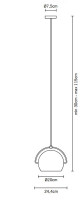Подвесной светильник Beluga D57A2101 Fabbian