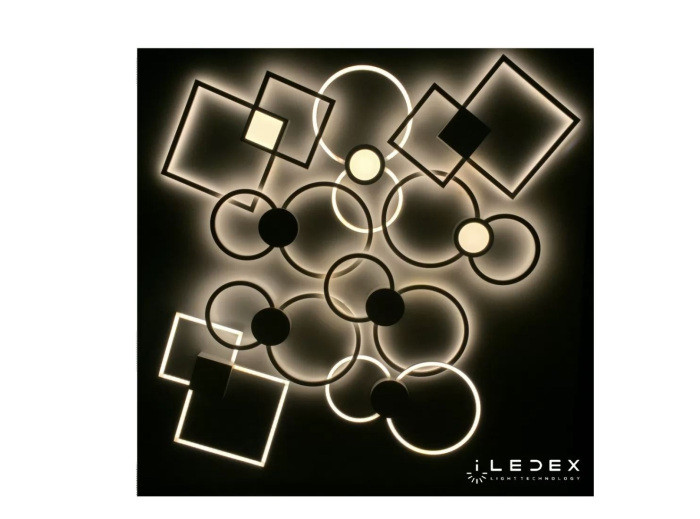 Настенно-потолочный светильник Galaxy X046124 24W 3000K BK iLedex