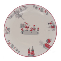 Тарелка "Новогодняя история", D 21 см, L21 W21 H2,5 см
