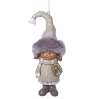 Фигурка декоративная подвесная "Дети",  L6 W5 H13 см, 2в.