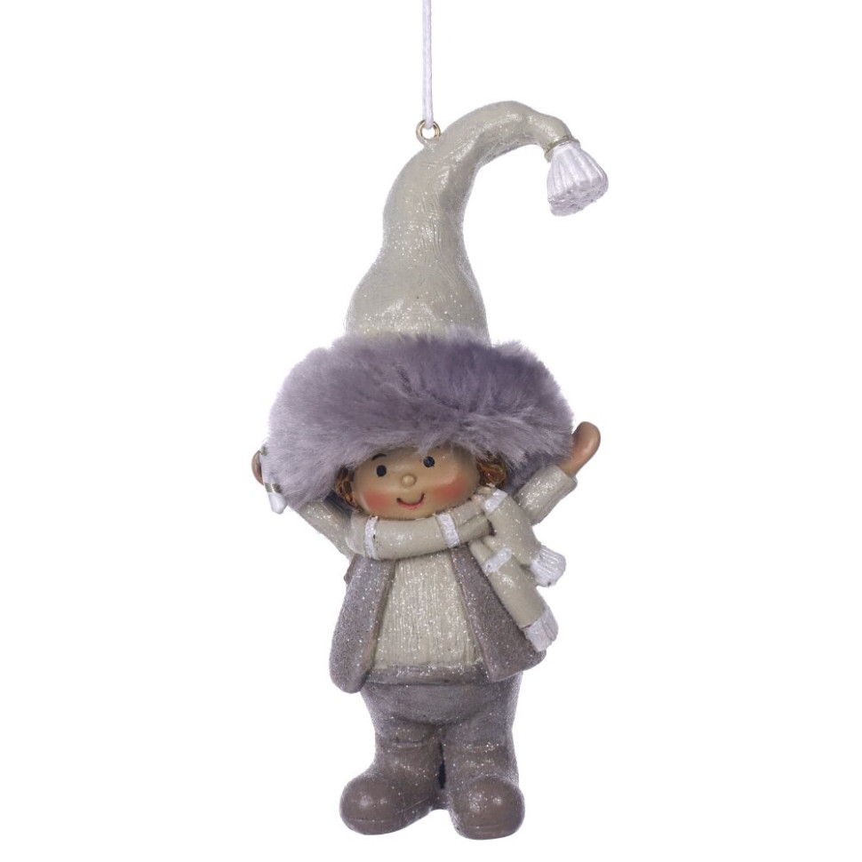 Фигурка декоративная подвесная "Дети",  L6 W5 H13 см, 2в.