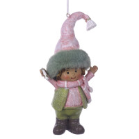 Фигурка декоративная подвесная "Дети",  L6 W5 H13 см, 2в.