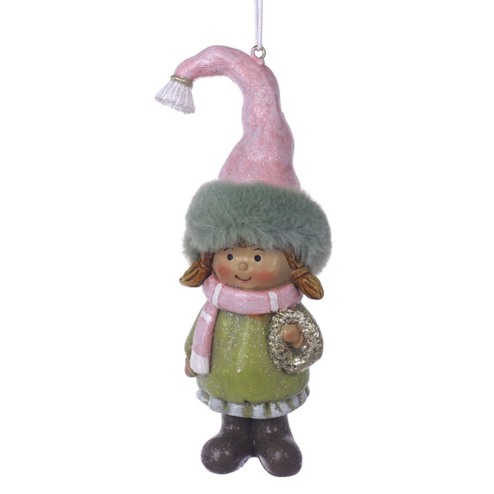 Фигурка декоративная подвесная "Дети",  L6 W5 H13 см, 2в.