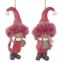 Фигурка декоративная подвесная "Дети",  L6 W5 H13 см, 2в.