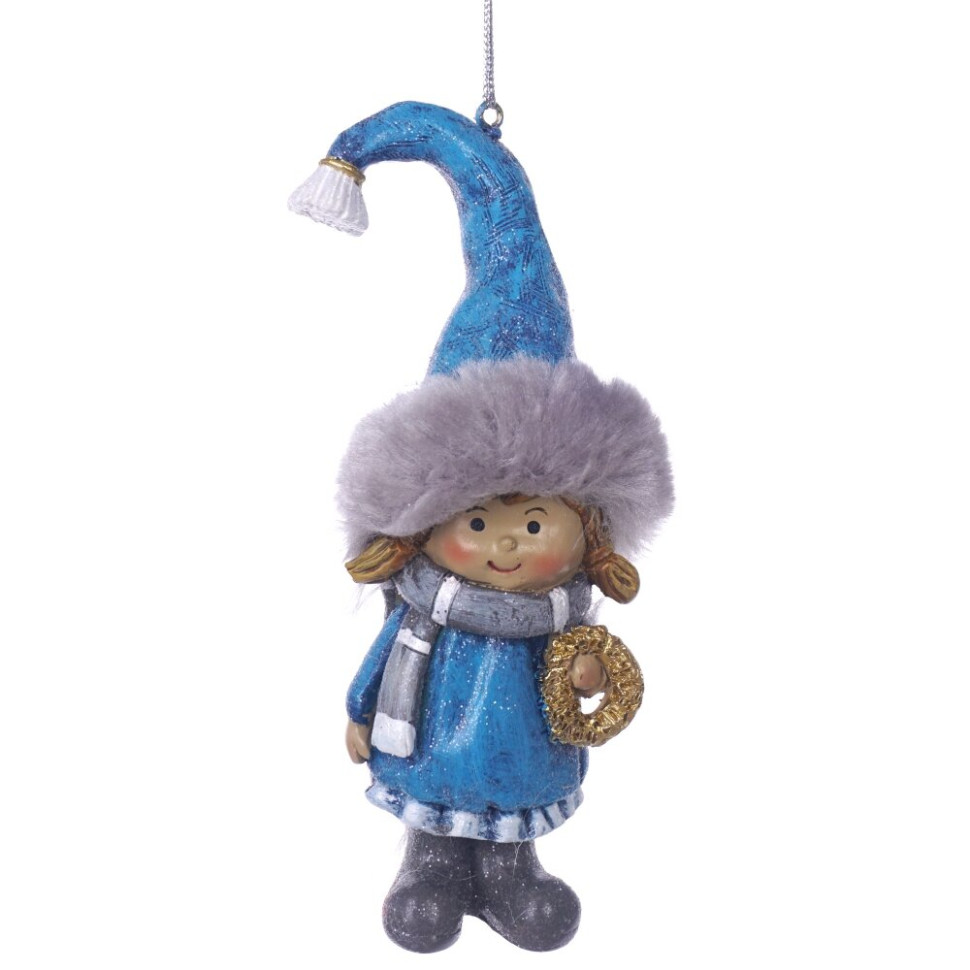 Фигурка декоративная подвесная "Дети",  L6 W5 H13 см, 2в.