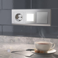 Подсветка для лестниц и ступеней Встраиваемые механизмы серебряные W1154306 Werkel Подсветка для лестниц и ступеней Встраиваемые механизмы серебряные W1154306 Werkel