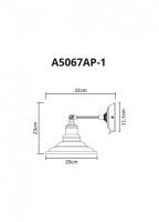Спот Lido A5067AP-1GY Arte Lamp
