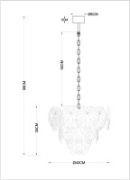 Подвесная люстра Kapri A4078LM-6GO Arte Lamp