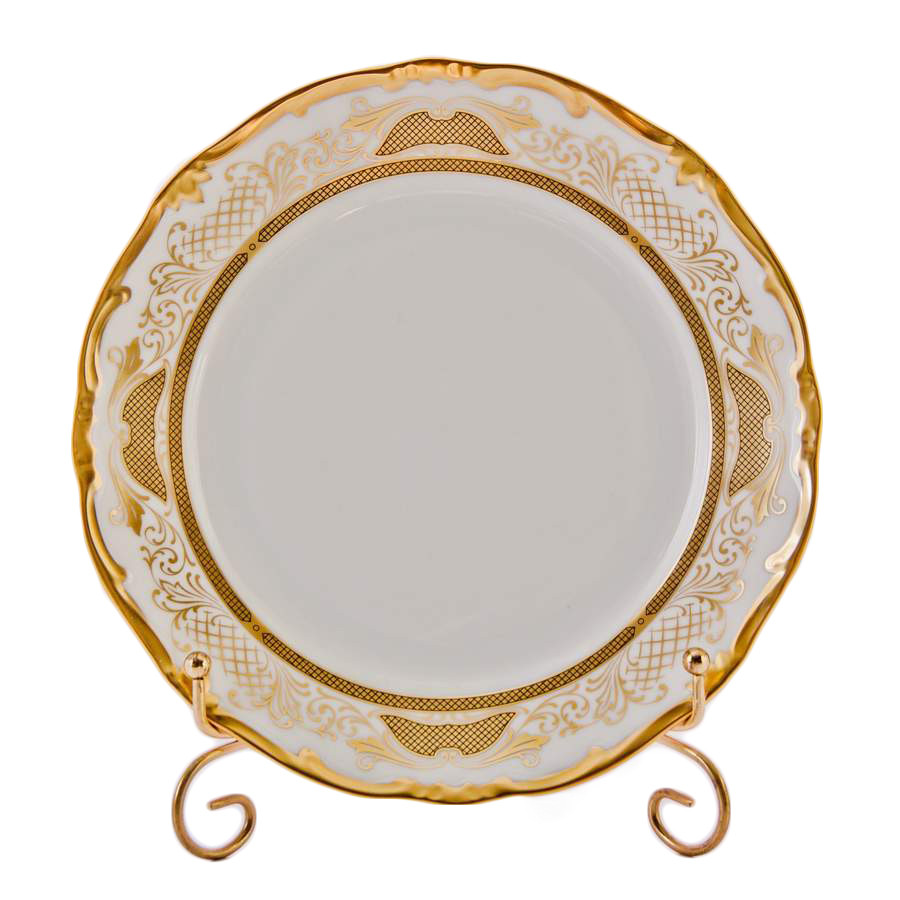 Набор тарелок 26см.6шт."Симфония золотая"