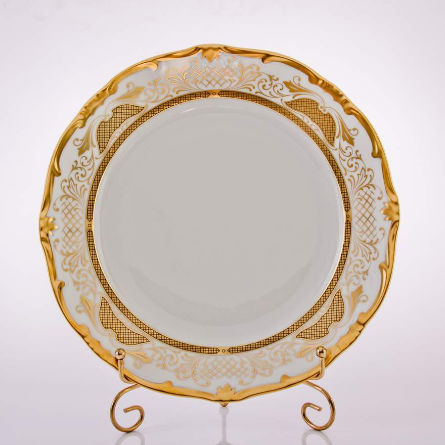 Набор тарелок 26см.6шт."Симфония золотая"