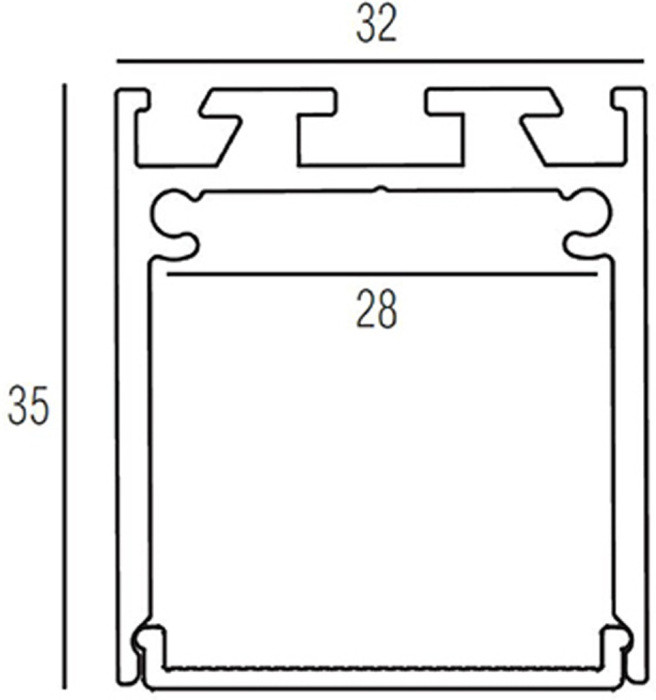 Профиль  DL18506Alu Donolux