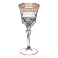 Набор бокалов 220мл.6шт."Адажио Королевская лента" золотой