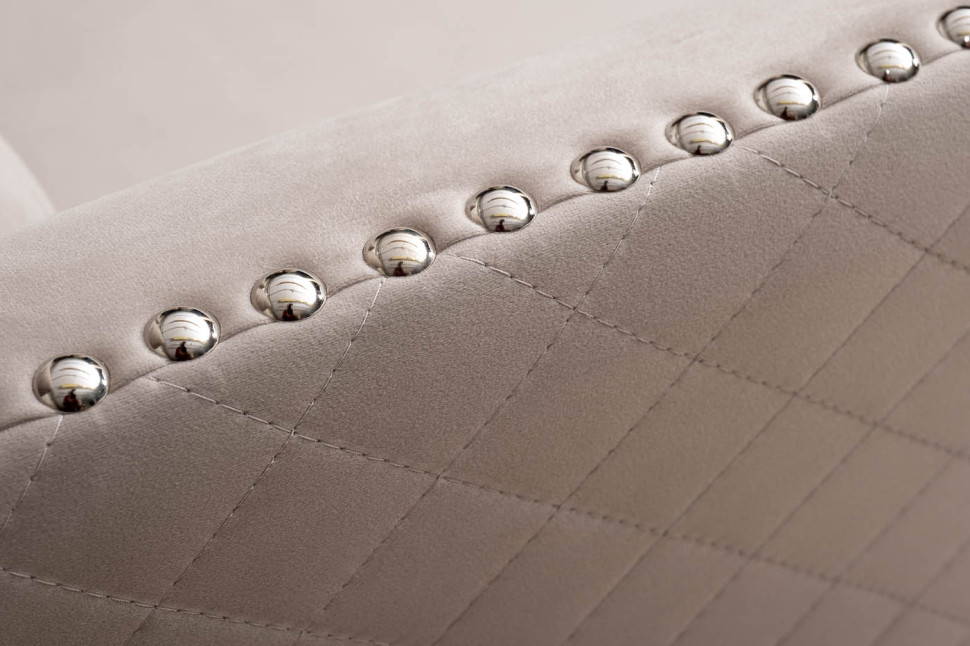 Диван Sorrento 250 трехместный велюровый светло-серый