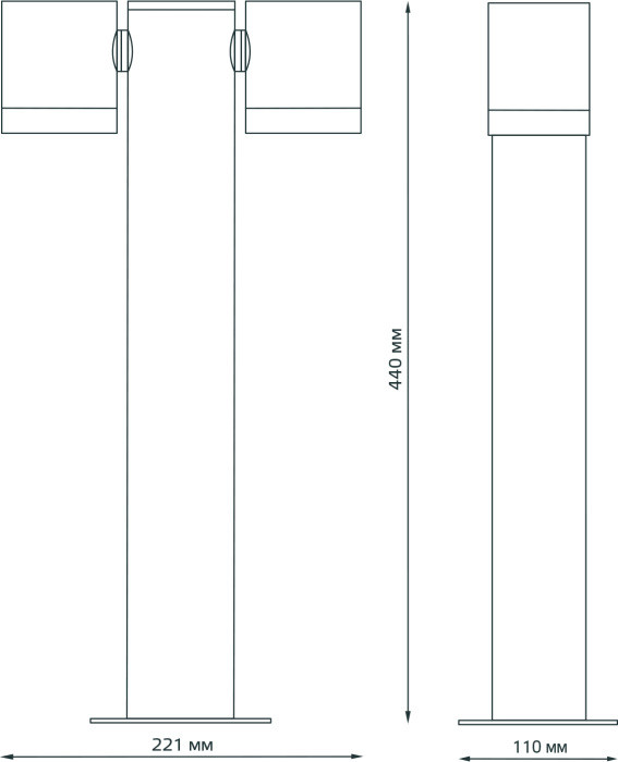 Наземный светильник Sonata GD157 Gauss