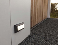 Настенный светильник уличный Встраиваемые светильники c LED W1916A Gr Oasis Light Настенный светильник уличный Встраиваемые светильники c LED W1916A Gr Oasis Light