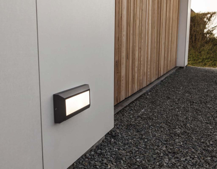 Настенный светильник уличный Встраиваемые светильники c LED W1916A Gr Oasis Light