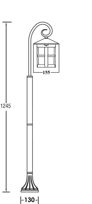 Наземный фонарь CORDOBA 15806/18 Gb Oasis Light