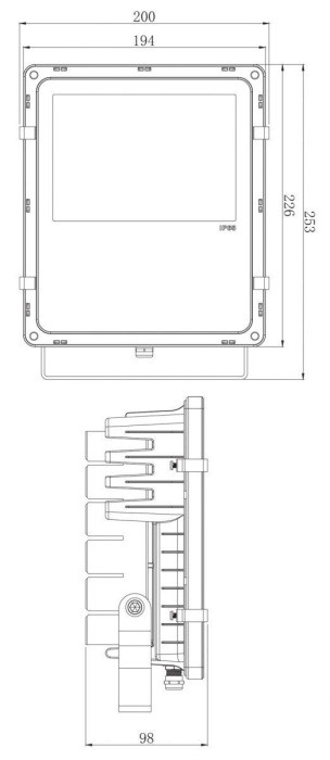 Прожектор уличный Flood 732076 Deko-Light
