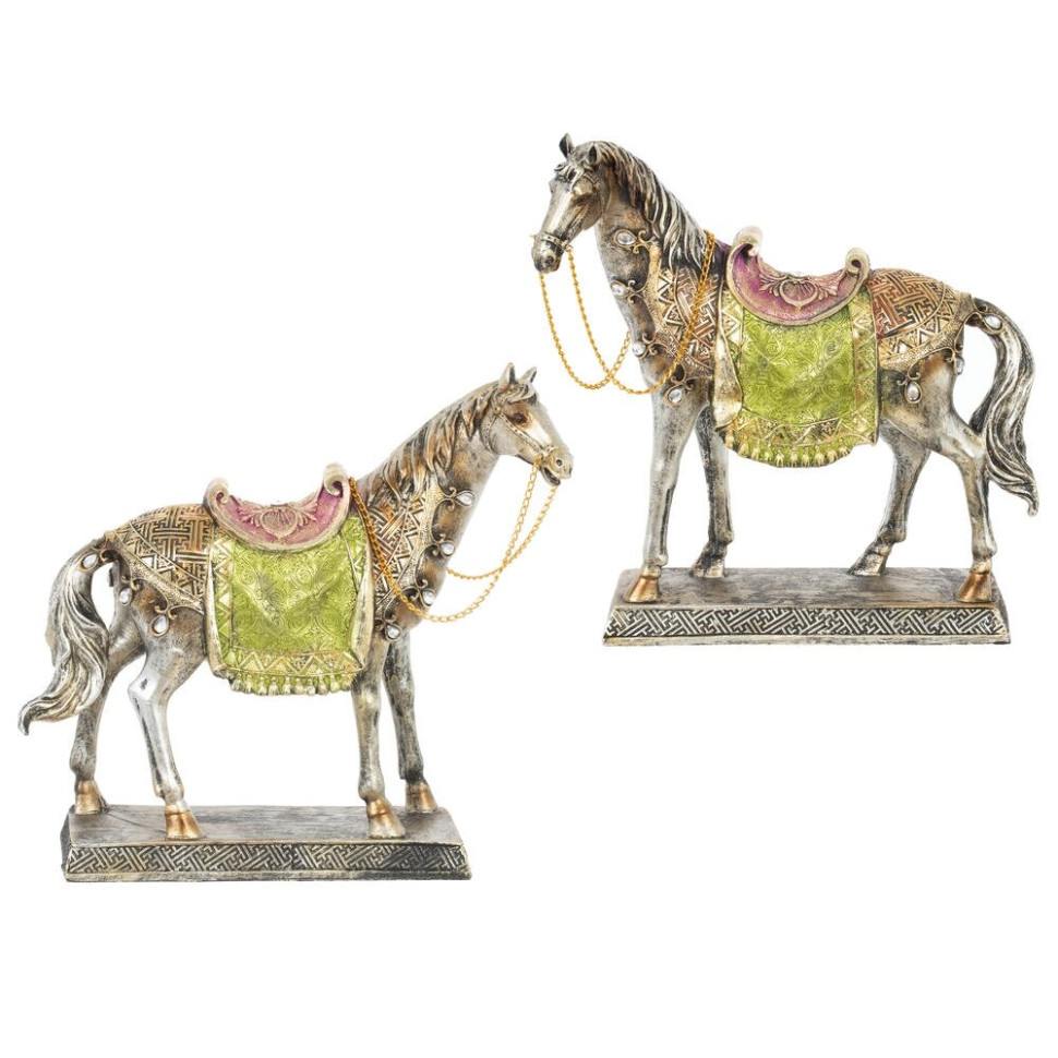 Фигурка декоративная "Лошадь, L29 W8 H27 см, 2в.