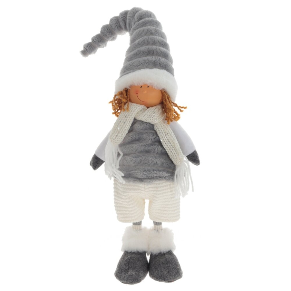 Игрушка набивная "Девочка, Мальчик", L15 W10 H53/33 см, 2в.